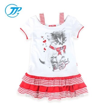 Fashion Style Baby GIrls T-Shirt 100% Cotton For Children Girls Summer T Shirt