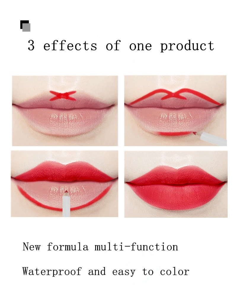 21 Colors Lip Pencils Matte Waterproof Smooth Colorful Lip Liner