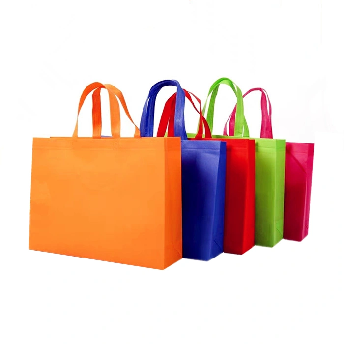 Printed Organic Washable Grocery Reusable PP Gift Promotional Eco Storage Foldable Non-Woven Tote Shopping Bag