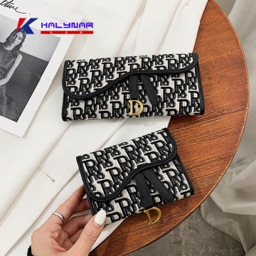 2023 Fashion Designer Canvas Wallet for Women