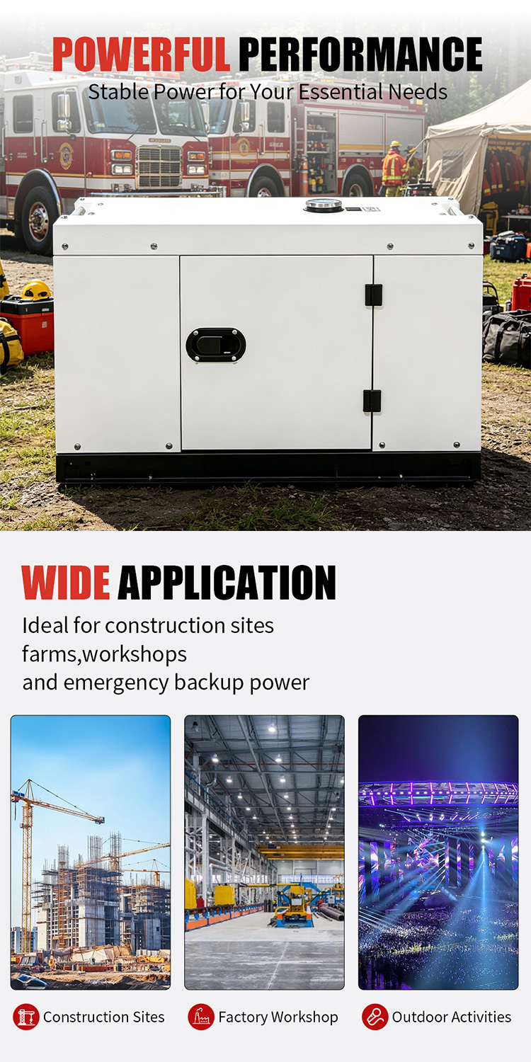 Gerador diesel TKH10000Eis (3) TKH10000Eis Diesel Generator (3)