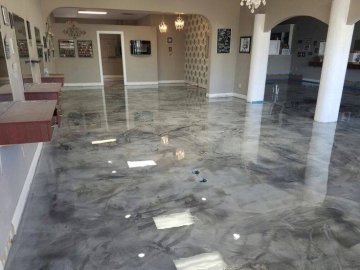 Metallic Epoxy resins coating