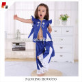 Salwar royal blue girls coton décontracté ensembles de vêtements