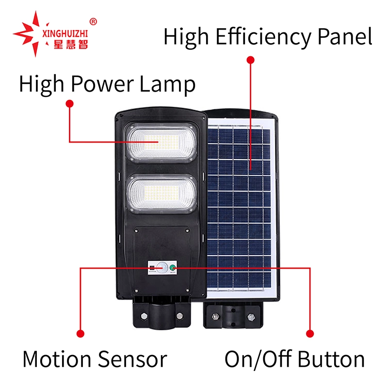 90W 120W 180W Outdoor Lighting IP65 LED Solar Street Lamp