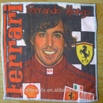 Wholesale cheap printed microfiber hand towel