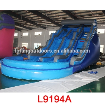 Lotting outdoor playground water inflatable children slides