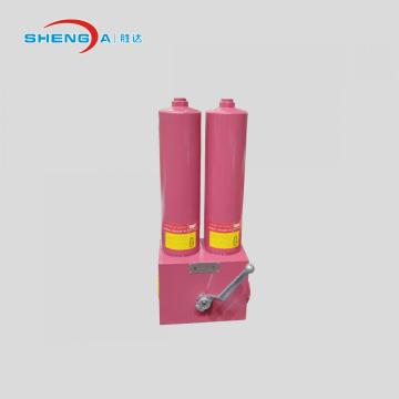 Duplex high pressure inline oil filter asssembly