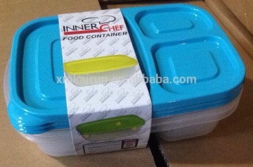 lunch box compartment/3-compartment bento lunch box containers/3 compartment lunch box