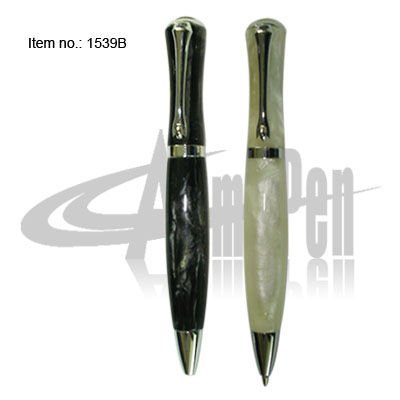 Mini Resin Metal with twist action ballpoint pen