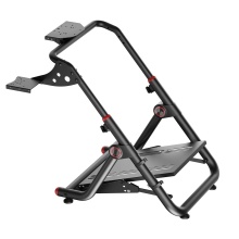 Adjustable Racing Steering Wheel Stand with Gear Shifter Mount - Easy Assembly Folding