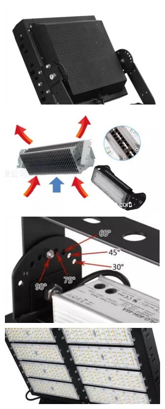 IP65 Football Stadium Ground 300W/400W/500W/600W/800W/1000W Outdoor Building LED Spotlight