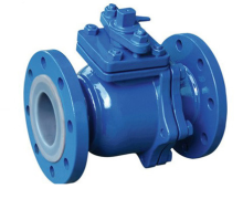 Manual Flange Lining Fluorine Ball Valve