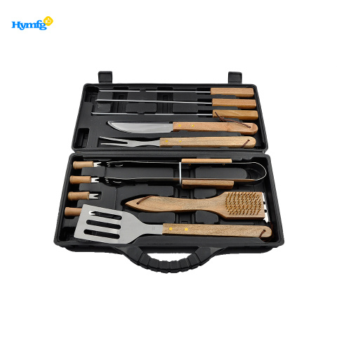 Set with 13 Barbecue Accessories BBQ Grill Tools