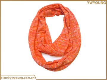 Girls Fashion Plain Color Polyester Summer Infinity Scarf