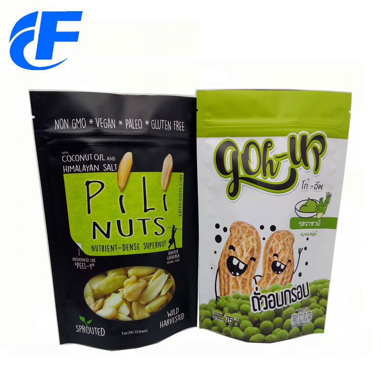 Resealable Aluminum Foil Packaging Bags For Nuts