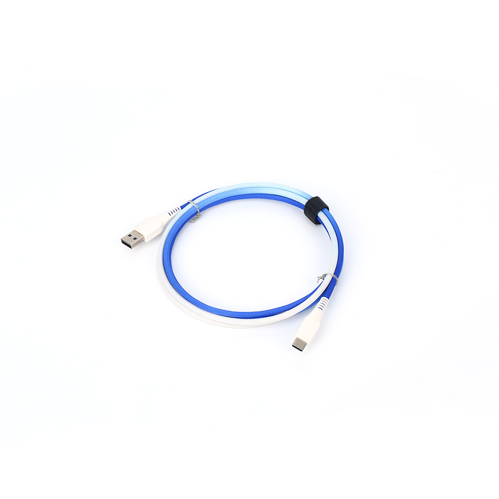 Colorful USBA to C Charger Cable with Nylon Braided
