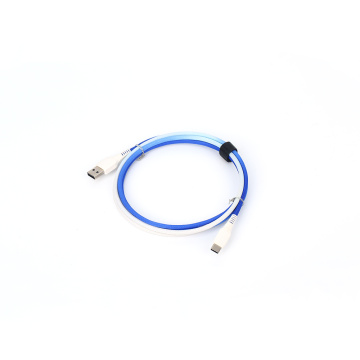 Colorful USBA to C Charger Cable with Nylon Braided