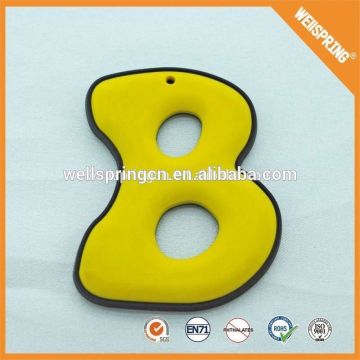 Fashion reusable soft rubber magnetic sticker