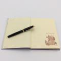 Paper journal notebook with color page