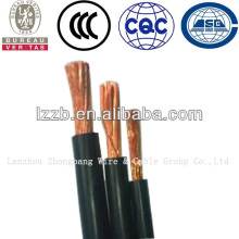 Arc-welding flexible rubber sheathed cables