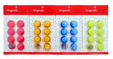 30MM transparent cheap magnet buttom