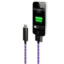 Smart Visible Flash Pc Dexim Led Usb Cable Sync Charger For Zune, Iphone And Ipad