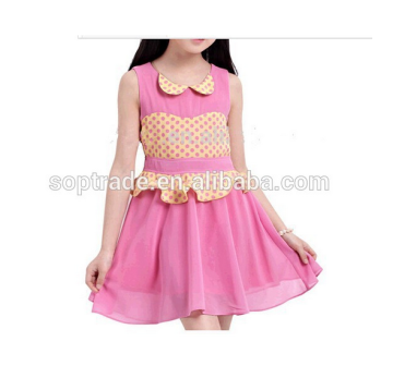 fancy dress ideas chiffon summer peter pan collar dress for girls