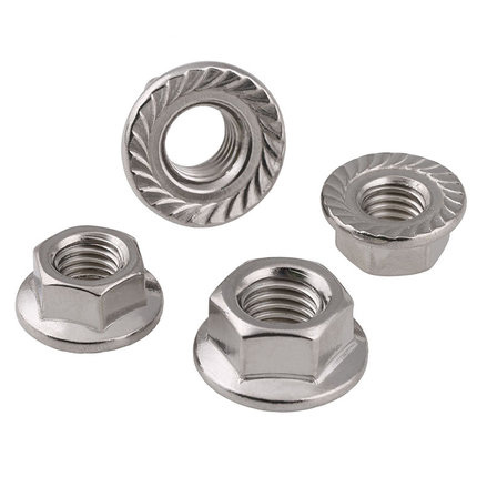 Hex Flange Nut ruostumattomasta teräksestä valmistetut mutterit