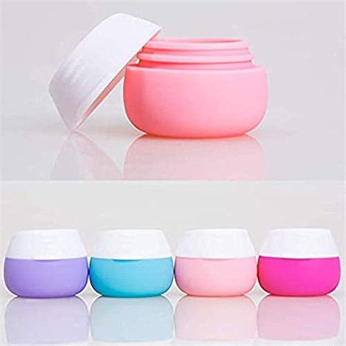 Jars Krim Silikon untuk Perlengkapan Mandi Travel Container Set