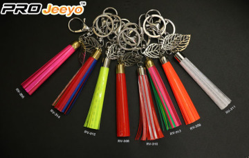 Hi visibility reflective pvc keychain