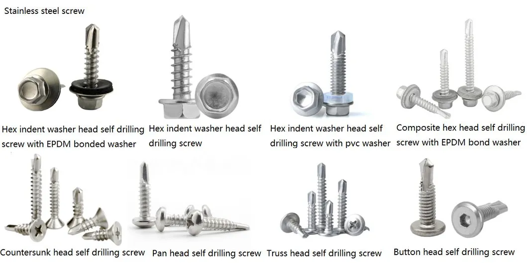 Stainless Steel /Self Tapping Drilling Screws/Roofing Machine Ball /Wood/Torx Chipboard Gypsum/Drywall Screws /DIN7504K China Fasteners Set Screws Factory