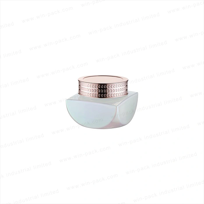 Original Blue Color Glass Jar Cosmetic Packaging Empty Glass Cream Jar for Skin Care
