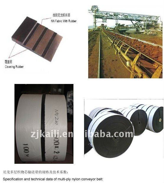 NYLON CONVEYOR BELT ,Conveyor Belt in Nylon,Quality Nylon Rubber belt Made In China