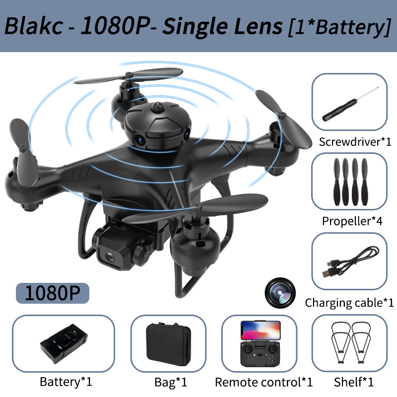 S16 mini UAV high-definition aerial photography dual camera obstacle avoidance remote control boy toy aircraft