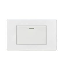 16A 250V 1 Gang 1 Way Wall Switch - Egyptian South America Standard Indoor Source Factory