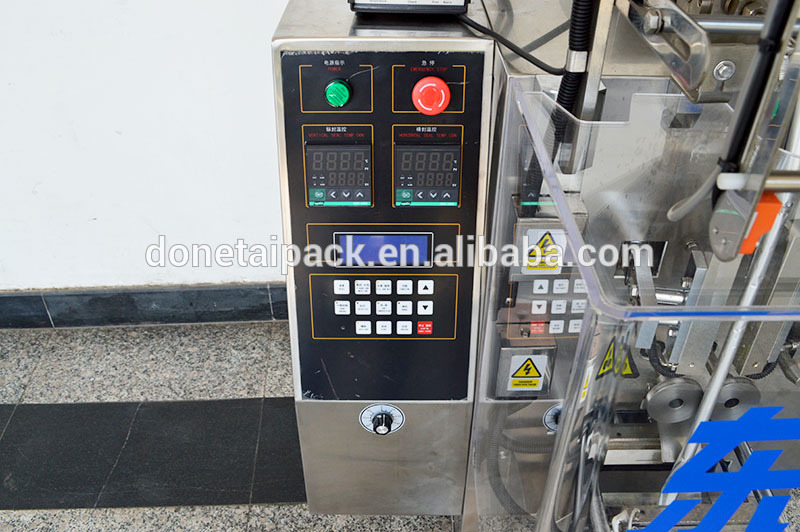 automatic vertical liquid juice jam peanut butter honey small sachet 4 side sealing liquid packing machine