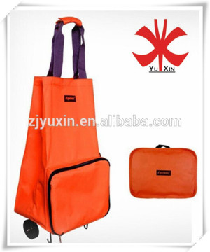 YX-6501Folding wheels shopping bag/ shopping bag with wheels