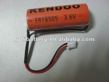 ER18505 3.6v lithium battery KENDOO BATTERY