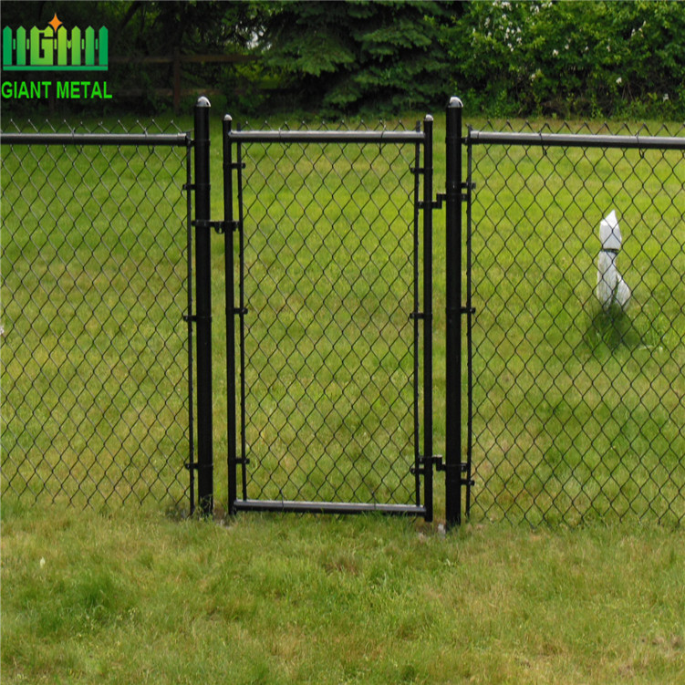 PVC Coated Used Chain Link Fence Gates