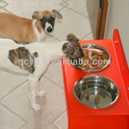 factory directly sale customized red acrylic dog bowl