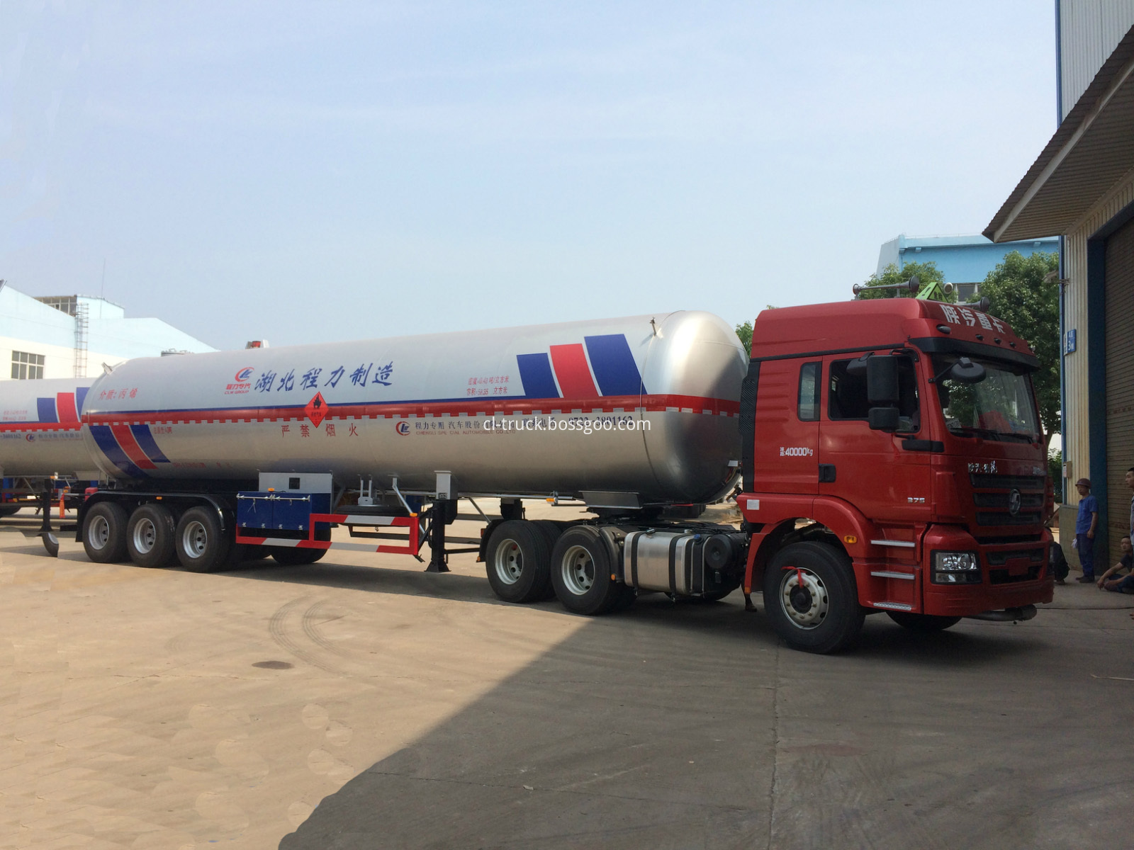 LPG Gas Tank Truck