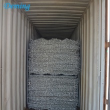 Heavy galvanized gabion boxes/gabion box wire mesh