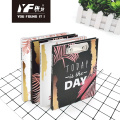 Flower story style cute metal cover notebook