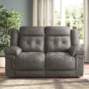 XIHAO Luxury Home Furniture: Modern Manual Reclining Loveseat Set