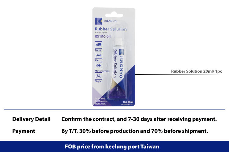 Rubber Solution 20ml Tire Glue card for repair