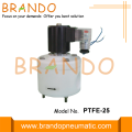 Válvula solenoide anticorrosiva DC24V para ácido DN25 PTFE