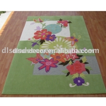 Acrylic hand tufted floral rugs