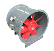 Efficient diagonal flow fan
