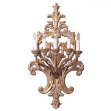 Rustic Leaf Sconces Brass Wall Lamp