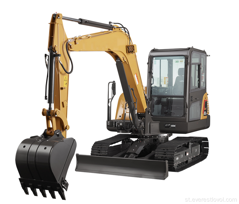 Mini excavator 6ton e nyane e apang exccavator ea fr60e2-h